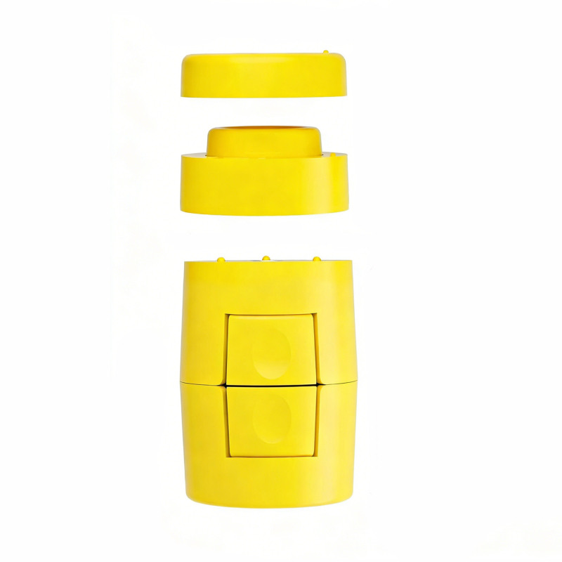 Otvarač ljuske jajeta 2-u-1 - PVC, injekcijsko oblikovanje, moderni minimalistički stil, plastični list