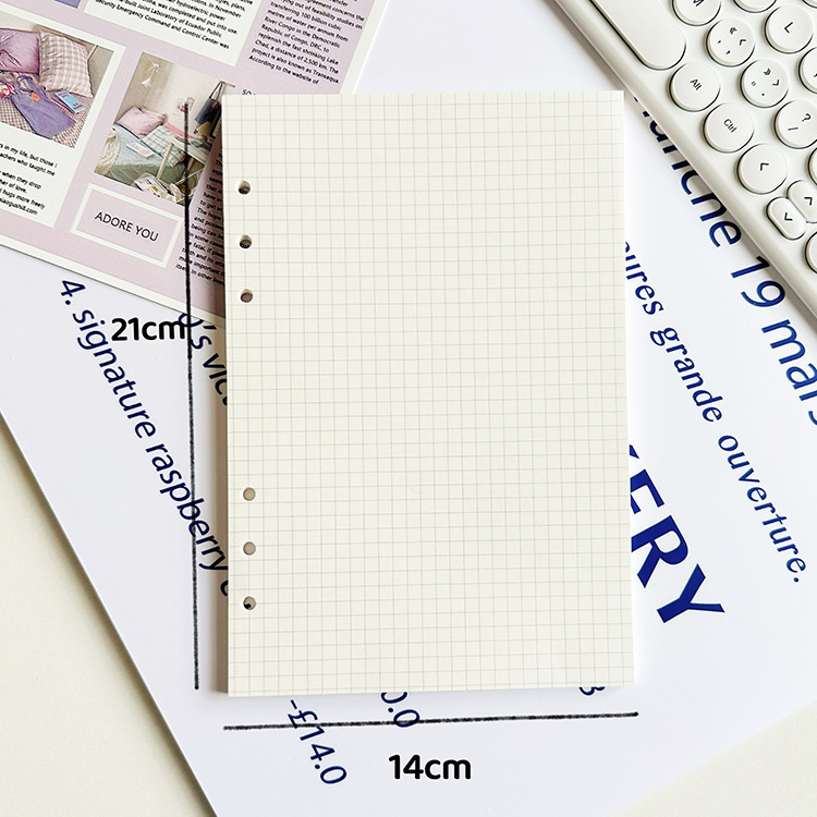 Mega Day M-3 komplet bilježnica s prozirnim PVC omotom, 6 rupa, 45 stranica, mogućnost logotipa