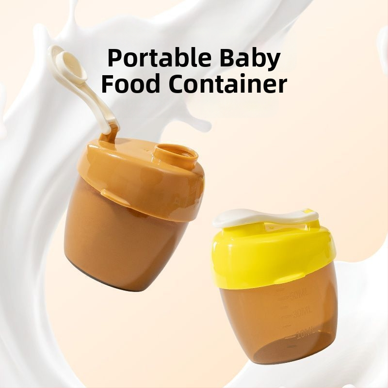 Golden Boy Baby prenosna kutija za mlijeko u prahu za putovanja — jednokratna porcija, hermetički zatvarajući spremnik, prehrambene kvalitete, za novorođenčad do 2 godine