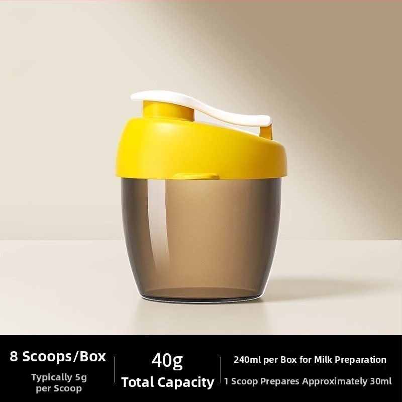 Golden Boy Baby prenosna kutija za mlijeko u prahu za putovanja — jednokratna porcija, hermetički zatvarajući spremnik, prehrambene kvalitete, za novorođenčad do 2 godine