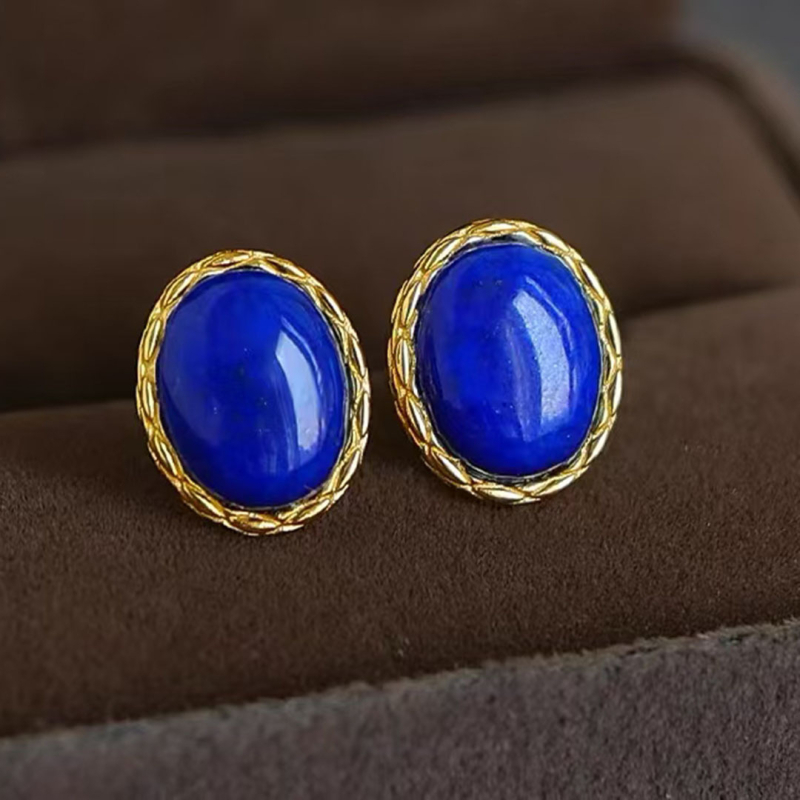 Fülbevalók – geometriai dizájn, 925 ezüst, uniszex; Guangzhou, 2024 nyár