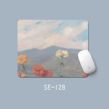 Mišja podloga s protukliznom površinom, podrška zapešća, gumeni materijal, crtani dizajn