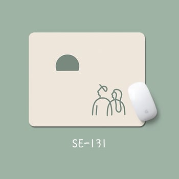 Mišja podloga s protukliznom površinom, podrška zapešća, gumeni materijal, crtani dizajn