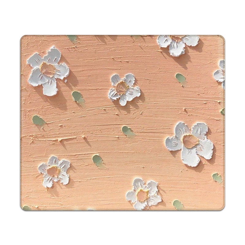 Mišja podloga s protukliznom površinom, podrška zapešća, gumeni materijal, crtani dizajn