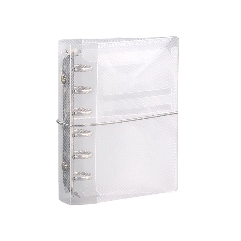 Prozirna Twill M5A7 bilježnica s PP koricama, vezenje Binder, japansko-korejski cute stil, mogućnost ispisa fotografija