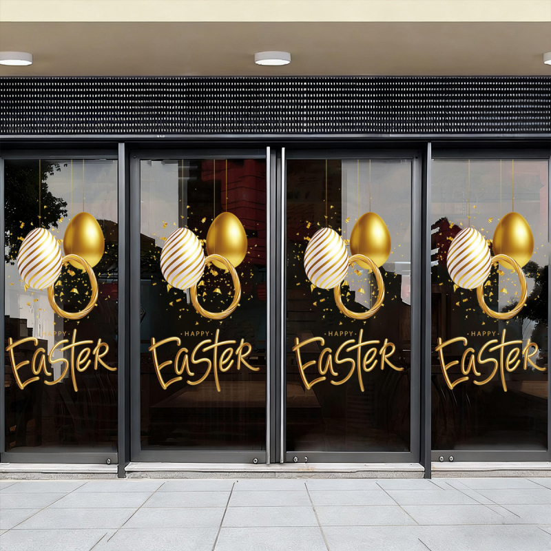 Декоративен стенен стикер PVC, Карикатура/букви/цифри/текст, Влагозащитен, против молци, устойчив на петна, 1 лист, подходящ за хол, спалня и офис