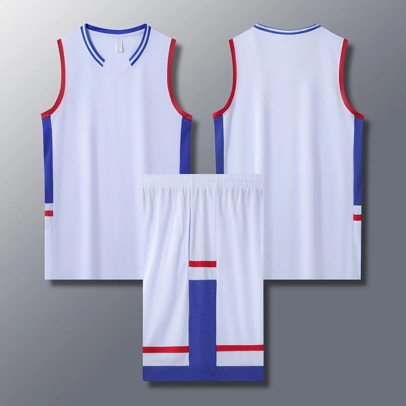 Персонализиран баскетболен комплект за деца – унисекс полиестерен дрес и жилетка, подходящ за лято, пролет и есен