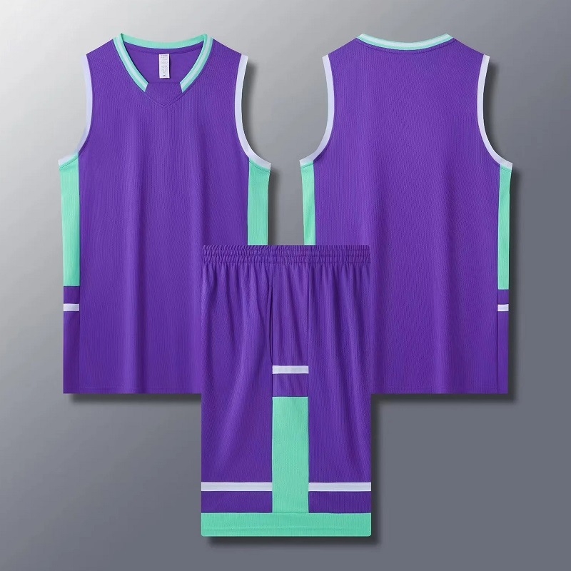 Персонализиран баскетболен комплект за деца – унисекс полиестерен дрес и жилетка, подходящ за лято, пролет и есен