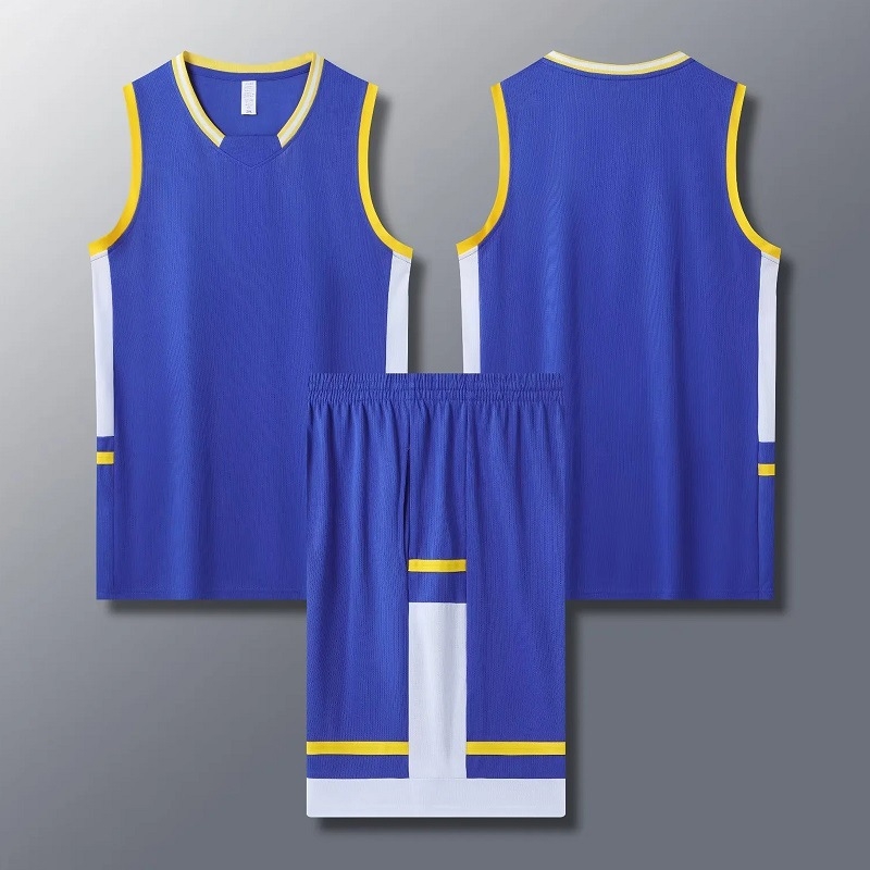 Персонализиран баскетболен комплект за деца – унисекс полиестерен дрес и жилетка, подходящ за лято, пролет и есен