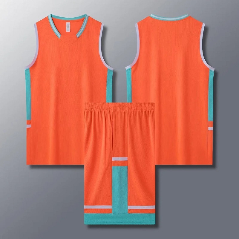 Персонализиран баскетболен комплект за деца – унисекс полиестерен дрес и жилетка, подходящ за лято, пролет и есен