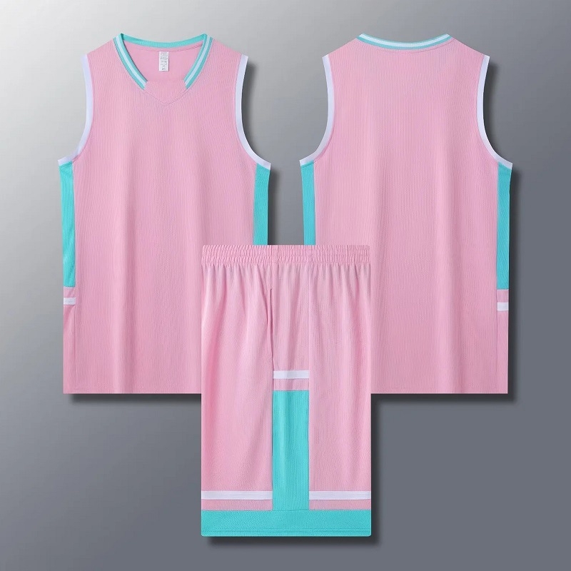 Персонализиран баскетболен комплект за деца – унисекс полиестерен дрес и жилетка, подходящ за лято, пролет и есен