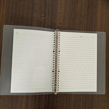 Prozirni Matirani Binder za Bilješke sa 60 Stranica, 26 Rupa