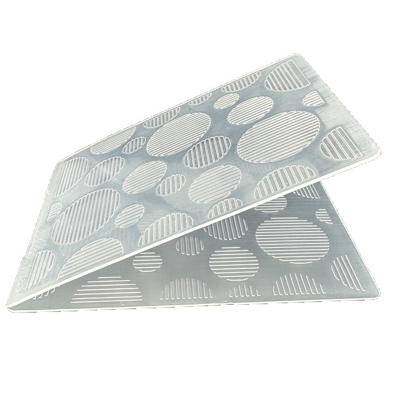 Plastični šablon za embosiranje za DIY papirnate čestitke — kružni prugasti dizajn, više stilova; Materijal: Plastika; Uvoz: Ne; IP dopuštenje: Ne