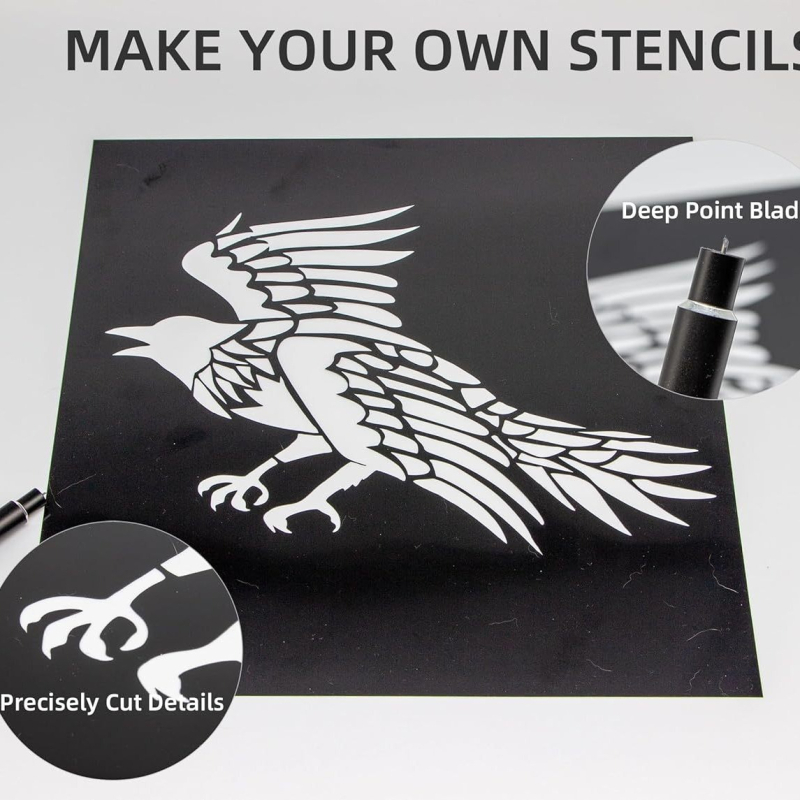 PET prazna šablona za crtanje i tisak s izrezima; poklon za prijatelje i djecu; pogodan za Božić, Dan zaljubljenih i Halloween