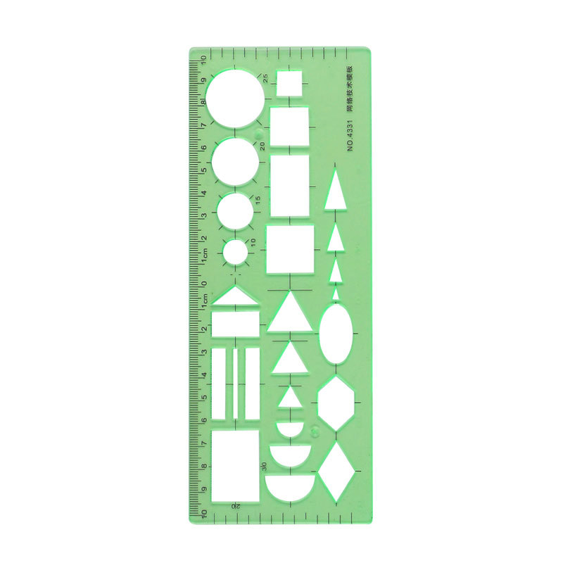 Golden Monkey 4331 Hálózati technológia tervezési sablon, műanyag rácssablon