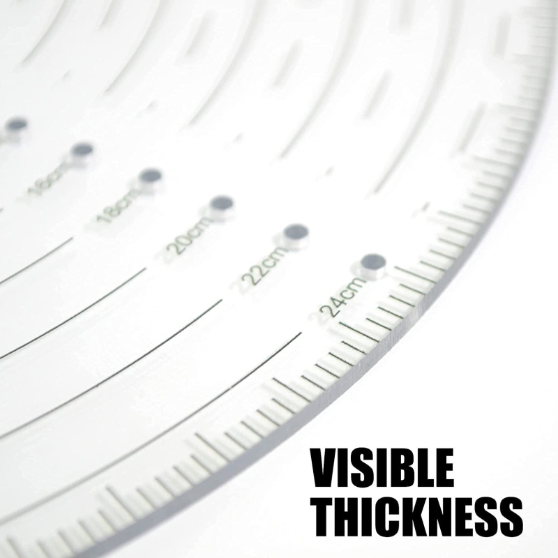 Σετ ακρυλικών χάρακων, μοντέλο Kingdow-098, Υλικό: ακρυλικό, Μορφή: σετ χάρακων, Προδιαγραφές XY-045, Καθαρό βάρος: 136 g