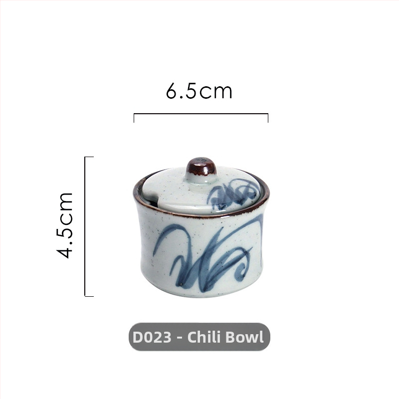 Set posuda za začine Three-point Ceramic – japanski stil, keramički, tekući začini, prilagodljivo