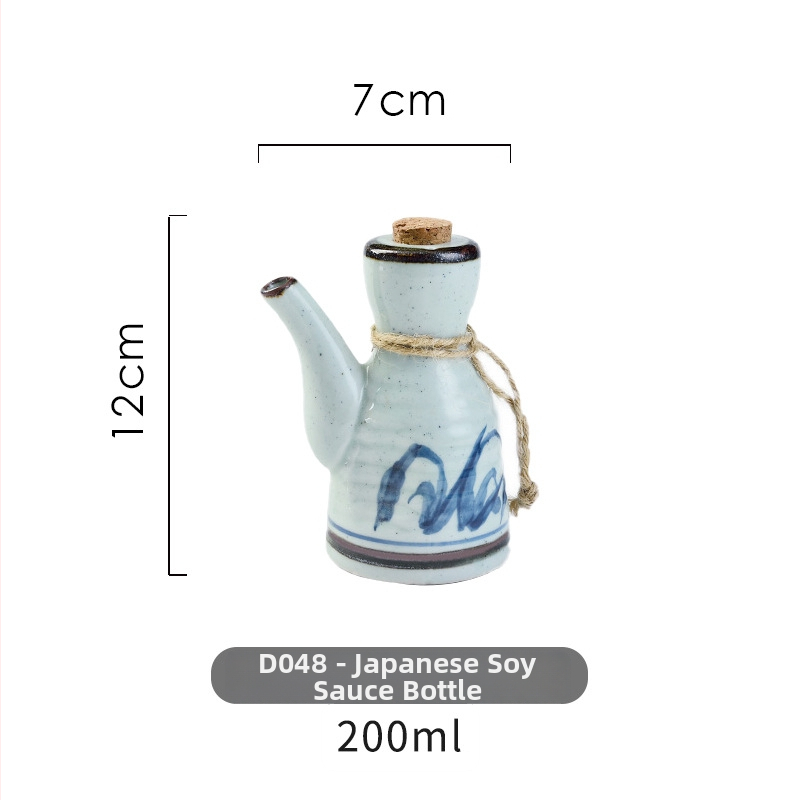 Set posuda za začine Three-point Ceramic – japanski stil, keramički, tekući začini, prilagodljivo