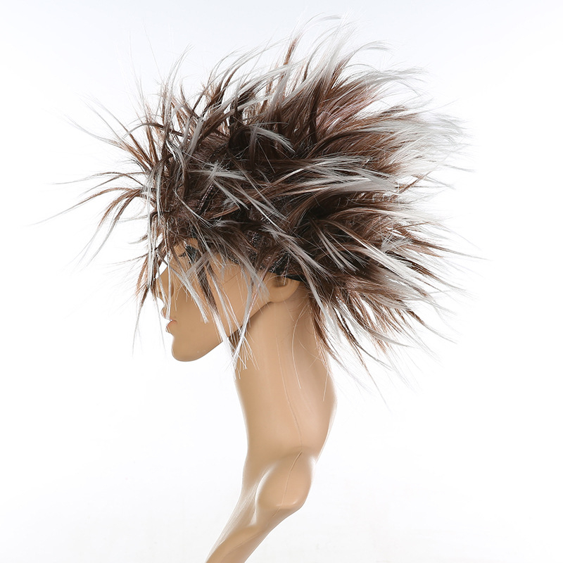 Perucă Cosplay – Stil Anime, Împletire Manuală, Model XL-01046-CWF, Material Păr K silk/P Silk