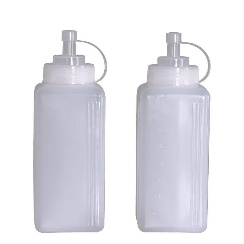 Sisač za umak, četvrtasti plastični dizajn, pogodan za ljepljaste umake, premium kvaliteta, moderan minimalistički stil