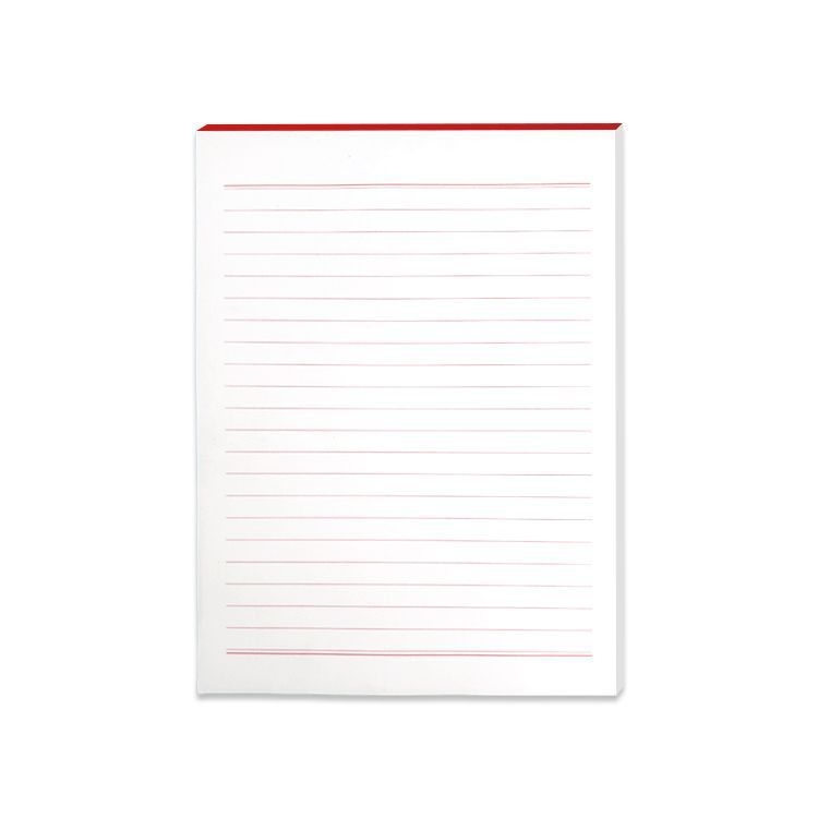 Crveni papir za pisanje i skice, 16K format, jednoslojne ili dvostrane vodoravne linije, obrazac za članstvo u stranci