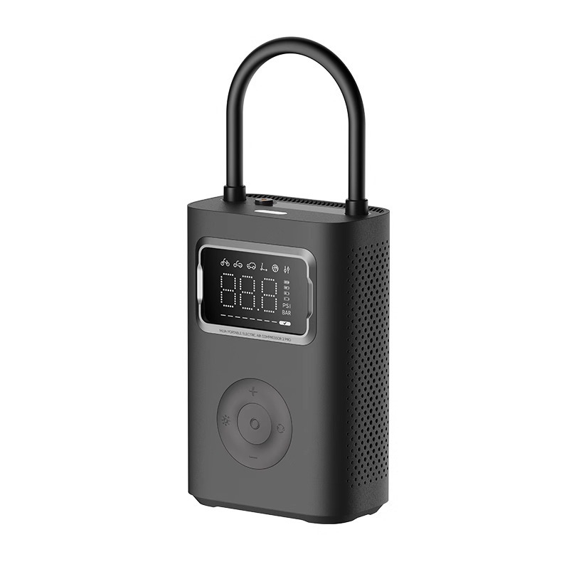2Pro Hordozható autó légpumpa, Gyors felfújás, Hosszú akkumulátor-élettartam, Teljesítmény ≤ 80W