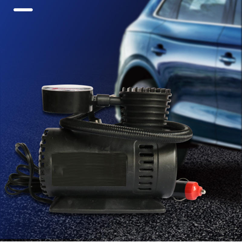 12V συμπιεστής ελαστικών αυτοκινήτου — φορητή ηλεκτρική αντλία, σωλήνας 60 cm, 120W, 70 L/min, 500 g