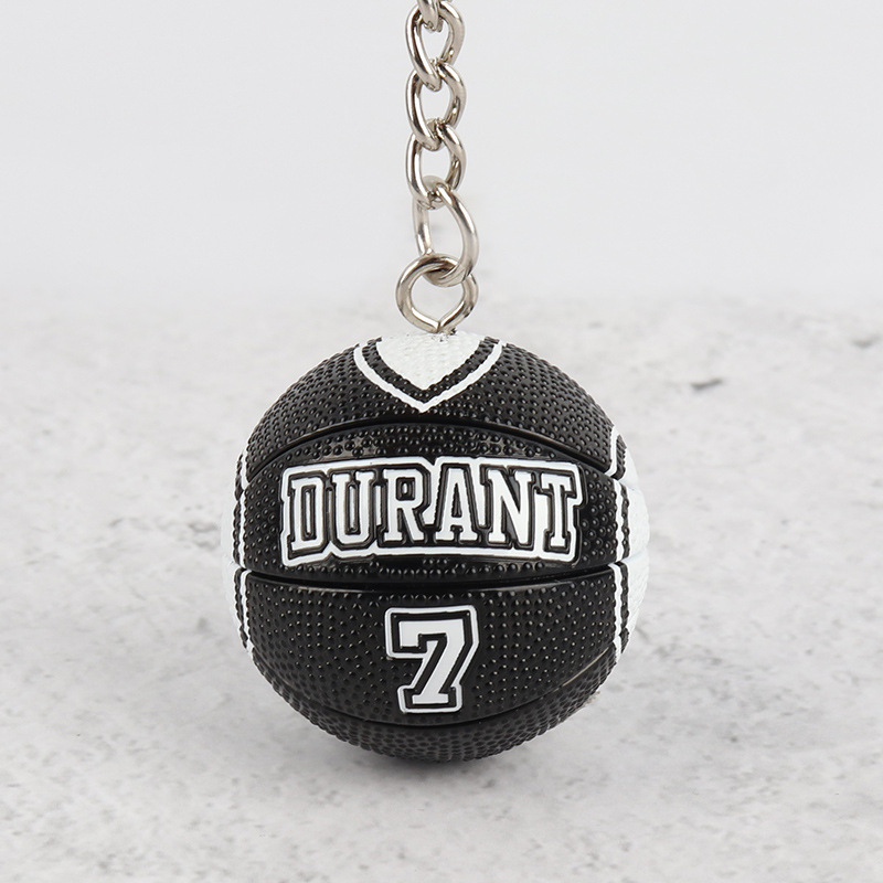 Ключодържател за баскетбол — гумен, единична опаковка, фен аксесоари