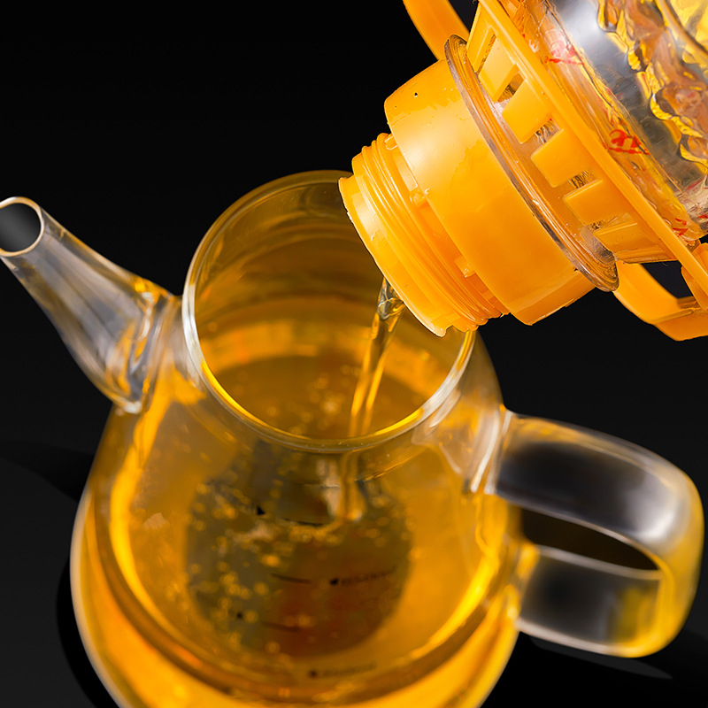 Borosilikat üveg olajtartó üveg, automatikus nyitás-zárás