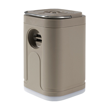 Αυτοκινητόδρομια ηλεκτρική αντλία αέρα για εξωτερικό κάμπινγκ και οικιακή χρήση, φορητή αντλία για φούσκωμα/αναρρόφηση στρωμάτων αέρα, USB επαναφορτιζόμενη, 70 L/min, ψηφιακή οθόνη