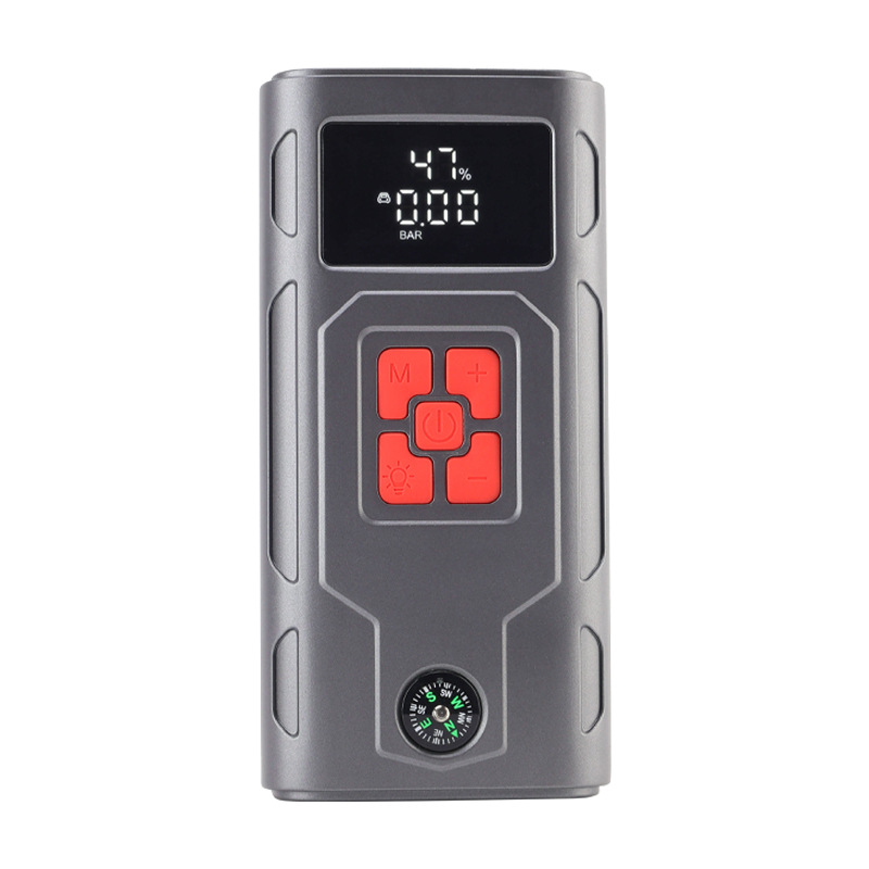 A12 pornire auto cu pompă de aer integrată — 12V, 900A maxim, 120W, afișaj digital, 35 L/min