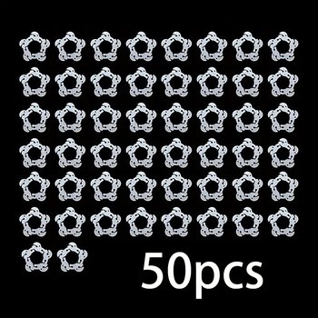 50 kom Plastiknih klipova za balone s dizajnom cvijeta šljive, za vanjske prostore i sportske događaje