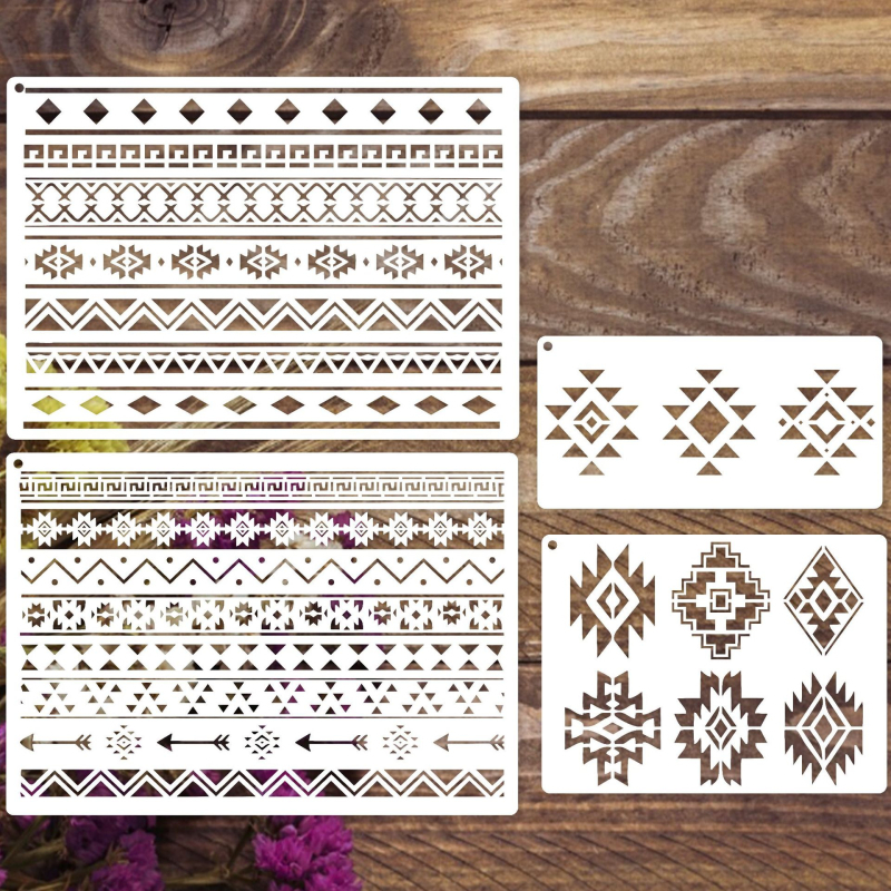 PET geometrijska šablona za crtanje – DIY graffiti sprej umjetnost | Materijal: PET; Uvoz: Ne; IP licenca: Ne