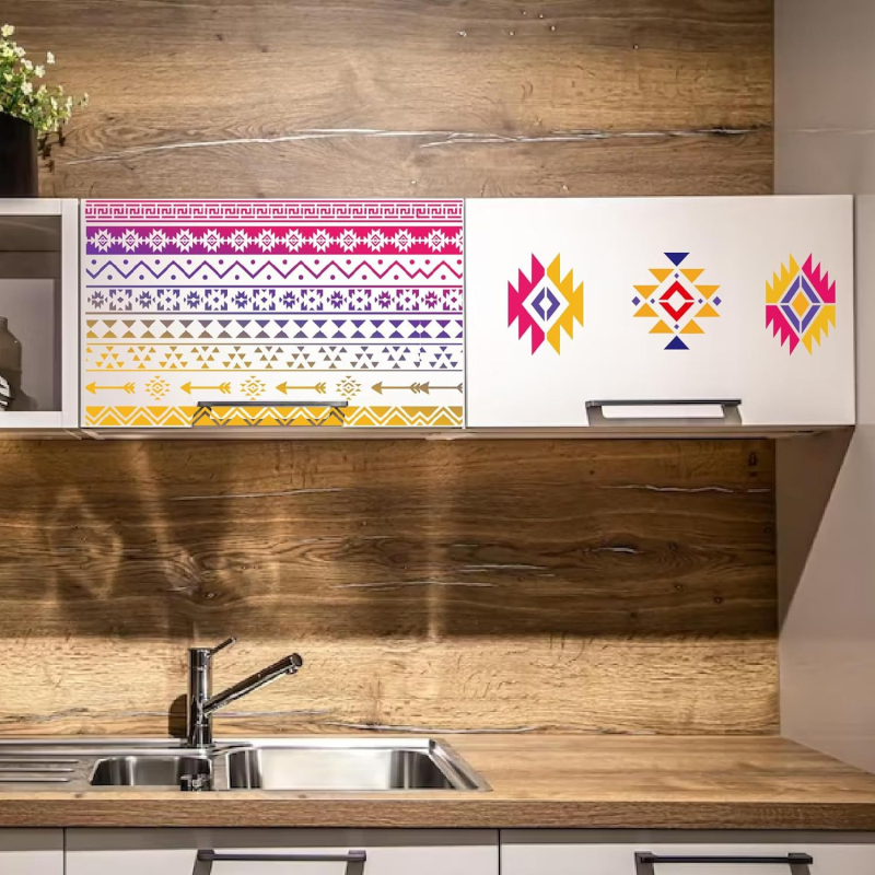 PET geometrijska šablona za crtanje – DIY graffiti sprej umjetnost | Materijal: PET; Uvoz: Ne; IP licenca: Ne