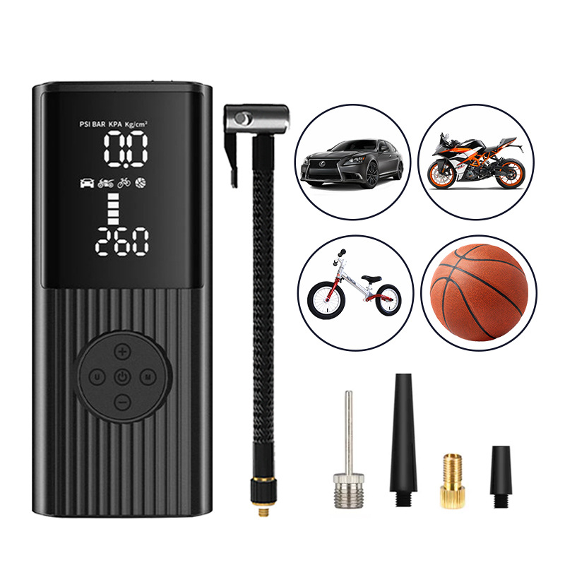 Prijenosna USB napajana automobilska pumpa za zrak, 12V, jednocilindrična, 25 L/min, <80W