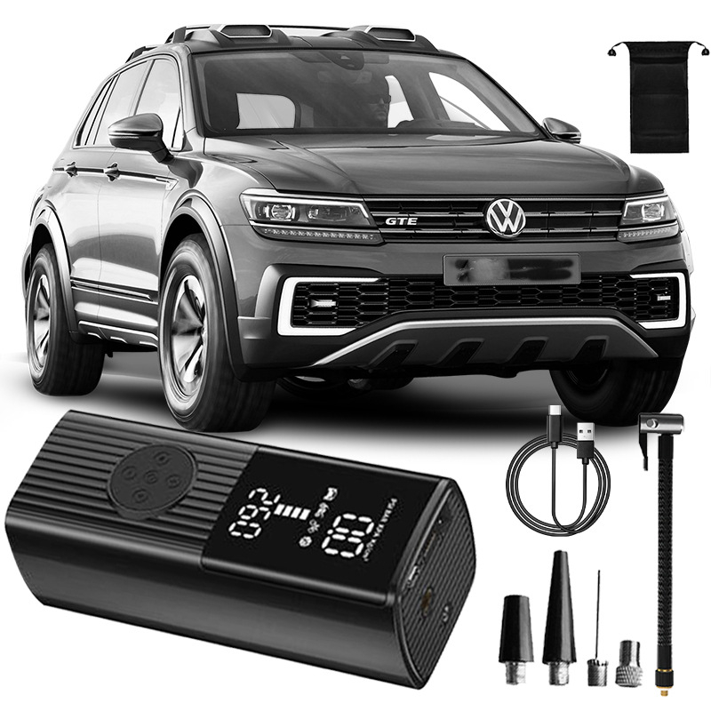 Prijenosna USB napajana automobilska pumpa za zrak, 12V, jednocilindrična, 25 L/min, <80W