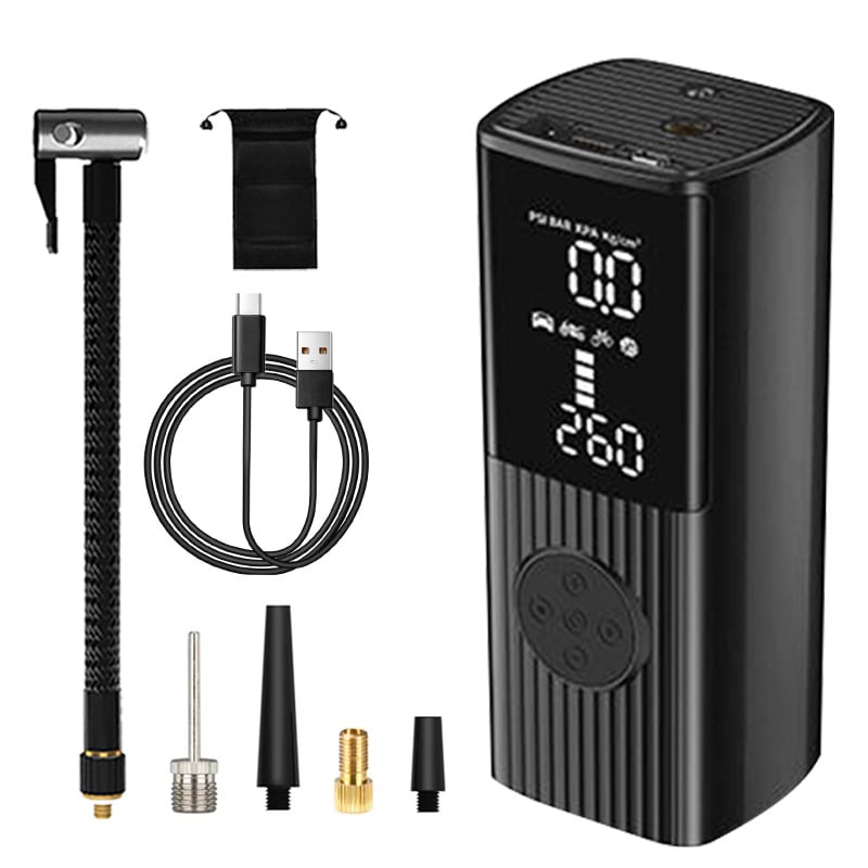 Prijenosna USB napajana automobilska pumpa za zrak, 12V, jednocilindrična, 25 L/min, <80W