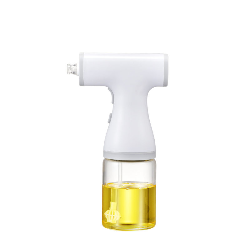 Sticlă electrică de spray ulei cu sticlă borosilicată înaltă, control al uleiului, spray atomizat pentru grătar în aer liber și bucătărie de acasă