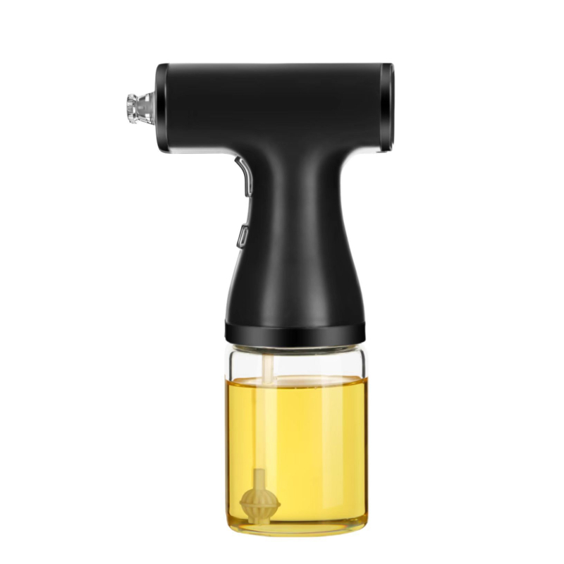 Sticlă electrică de spray ulei cu sticlă borosilicată înaltă, control al uleiului, spray atomizat pentru grătar în aer liber și bucătărie de acasă