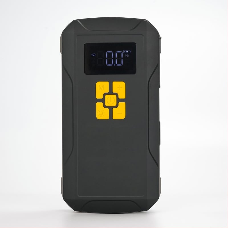 Αντλητής αέρα αυτοκινήτου με ενσωματωμένη μπαταρία λιθίου, 12V, 80W, 30 L/min, ψηφιακή οθόνη, όλα σε ένα για έκτακτη παροχή ρεύματος