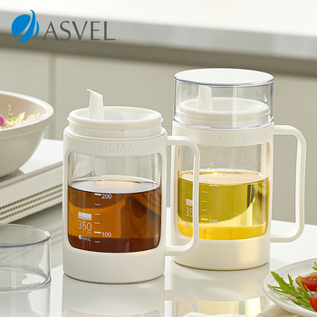 Asvel staklena posuda za ulje, premium kvalitete, moderni minimalistički dizajn