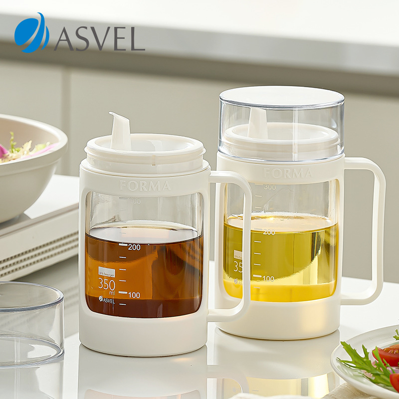 Asvel staklena posuda za ulje, premium kvalitete, moderni minimalistički dizajn