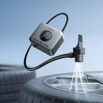 70Mai TP07 Pompa de pneuri auto fără fir cu afișaj digital, portabilă, 12V, 80W, reîncărcabilă, încărcare USB, 25 L/min