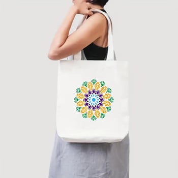 Șablon de pictură mandala pentru plăci, piatră și pereți, cu motiv de stropire a florilor și riglă