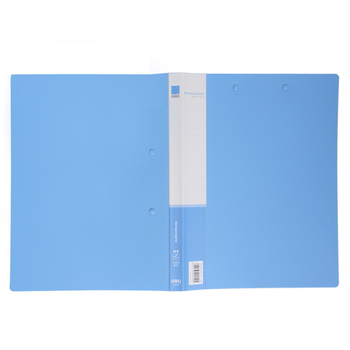 Deli 5309 A4 mapica s dvostrukim klipom, uredski dokument, plastika, debljina ploče 0,65 mm, dimenzije 240 × 320 mm