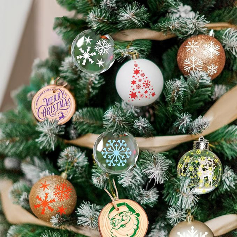 DIY șablon pentru pictură pentru copii și matriță de frecare pentru decorațiuni de Crăciun – Owkjasw, plastic, marcă privată, drepturi IP neautorizate, import interzis