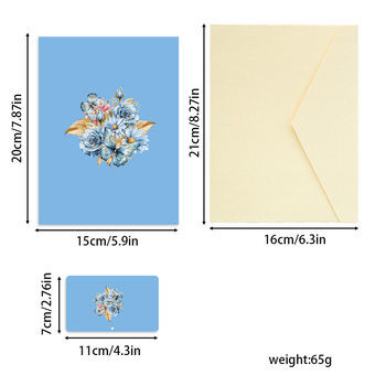 Carte de felicitare cu design 3D de fluture, lucrată manual, material Jam, stil simplu modern.