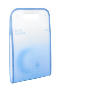 Kaba Bear KBX-7049 Φορητός Οργανωτής Αρχείων για Μαθητές, Πλαστικό, Με 12 Θήκες, Τσάντα Αποθήκευσης Εγγράφων για Διαγωνίσματα