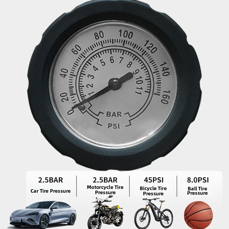 Pompa manuală cu înaltă presiune XZ-3250, Mike Star, corp din fier, 140 PSI, include duză pentru mingi multiple