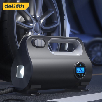 Umflător auto portabil, pompă cu presiune înaltă, presetare a presiunii pneurilor, 120W, încărcare USB, cilindru unic, afișaj cu indicator